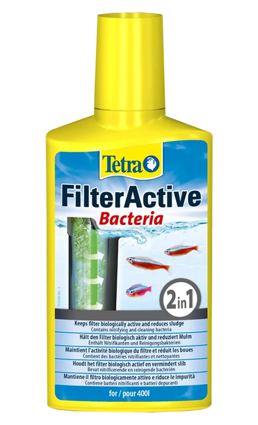 TETRA FilterActive 100ml Biostarter Żywe Bakterie do Filtra Akwarium (1)
