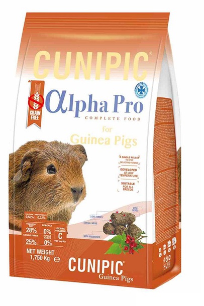 CUNIPIC ALPHA PRO GUINEA PIG 1,75kg KARMA DLA KAWII ŚWINEK MORSKICH (1)
